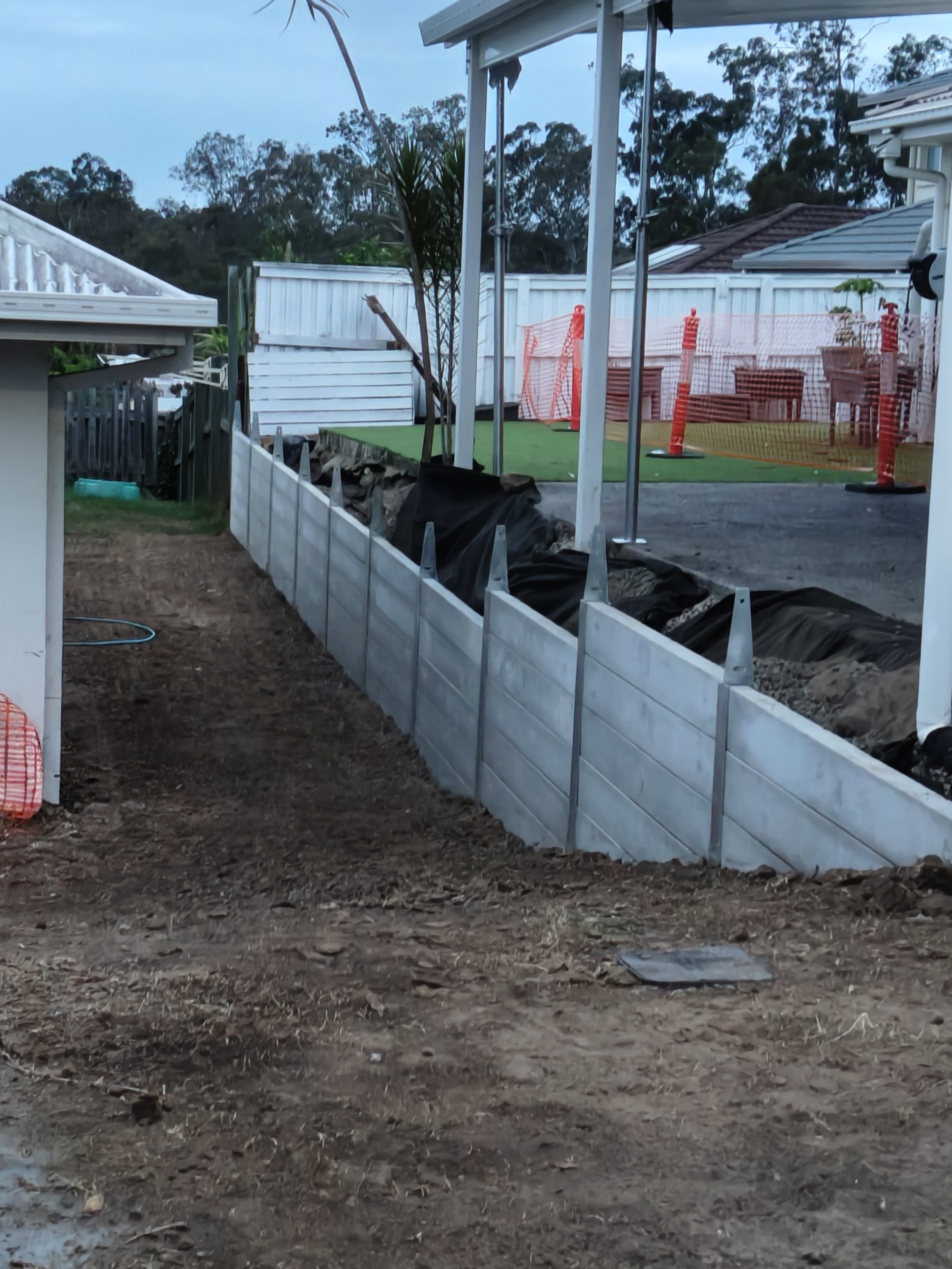Recent MJP Fencing & Retaining project