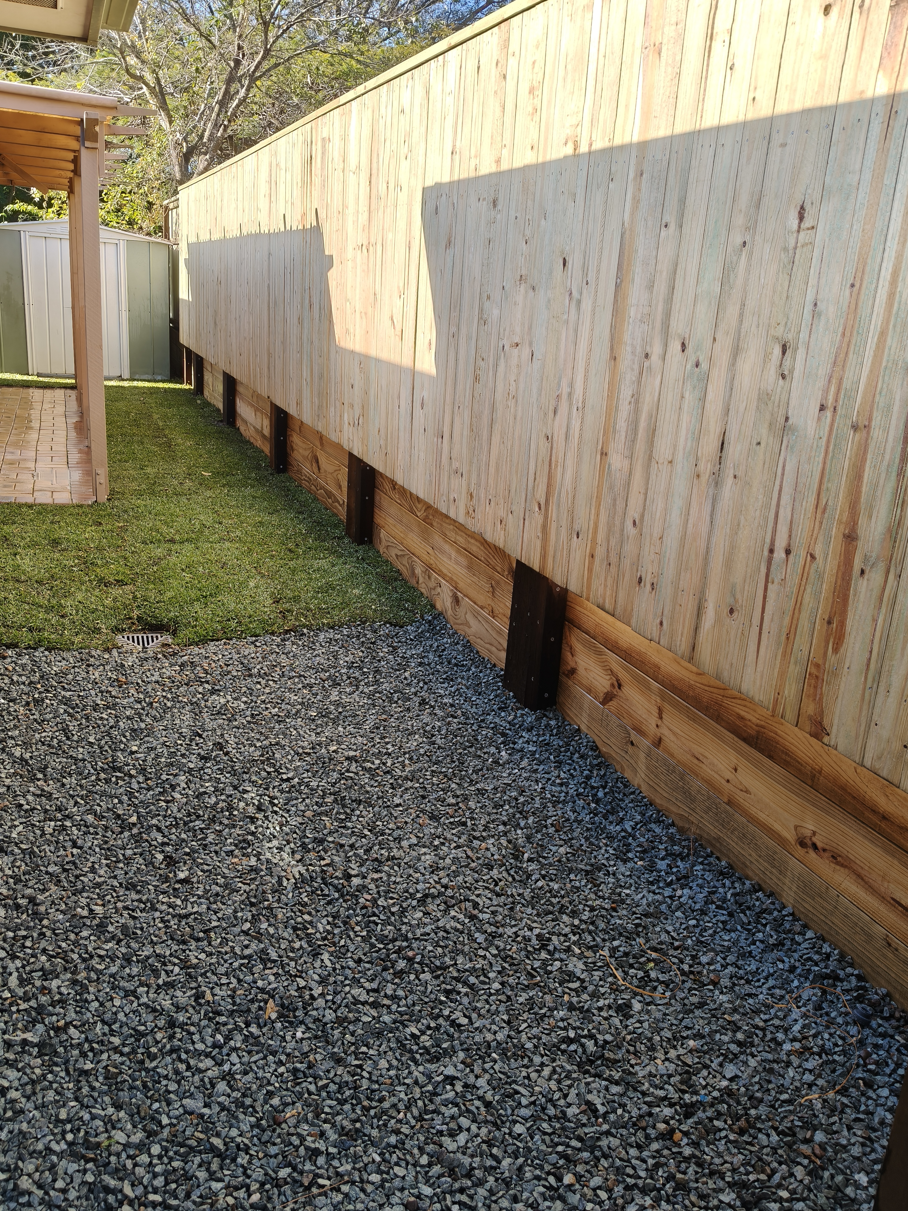 Recent MJP Fencing & Retaining project