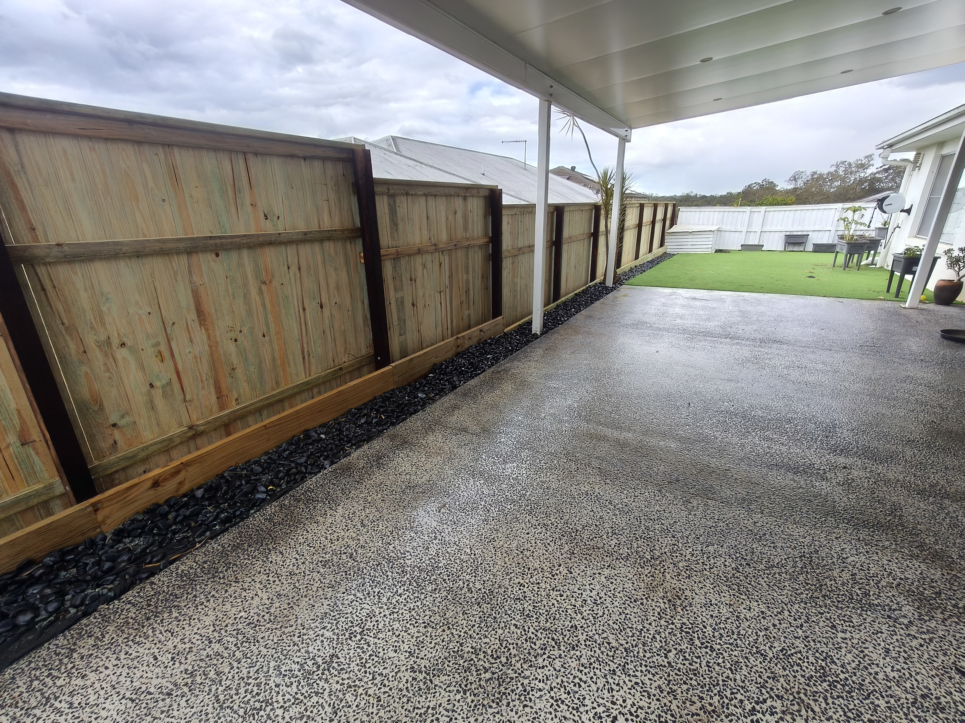 Recent MJP Fencing & Retaining project